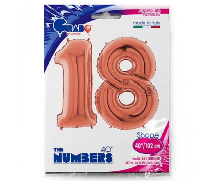 Pack Balões Rose Gold 18