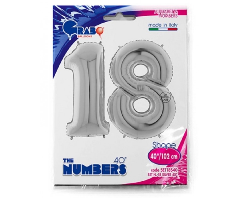 Pack Balões Prata 18