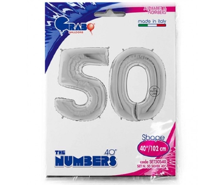 Pack Balões Prateados 50