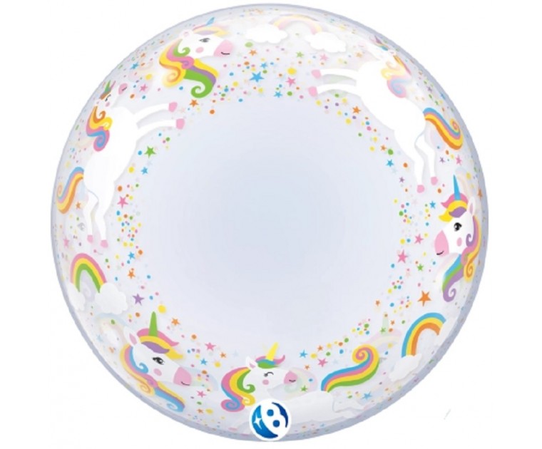 Bubble Unicórnios e Arco Íris 