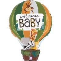 Balão Ar Quente Selva Welcome Baby