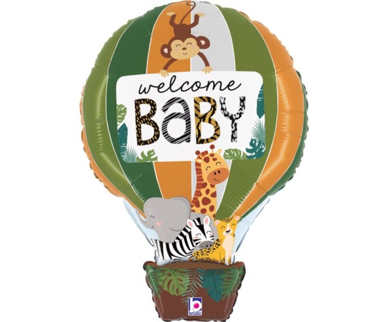 Balão Ar Quente Selva Welcome Baby