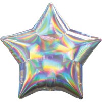 Balão Estrela Iridescente