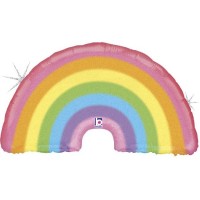 Balão Foil Arco Íris Holográfico