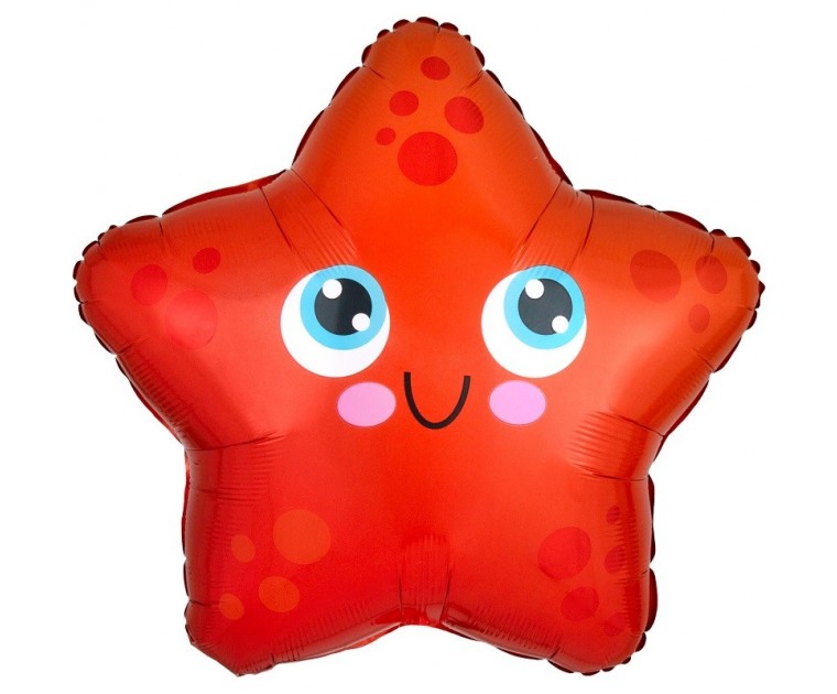 Balão Foil Estrela Mar Balão Foil Estrela Mar