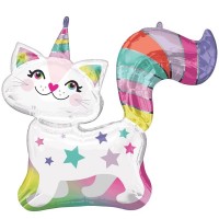 Balão Foil Gato Unicórnio