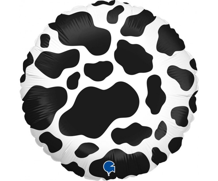Balão Foil Manchas Vaca 45cms