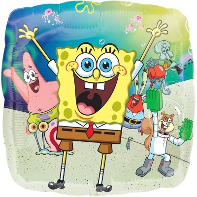 Balão Foil Quadrado SpongeBob