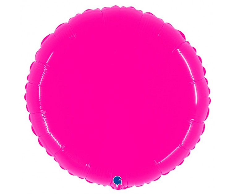 Balão Foil Redondo Rosa Forte