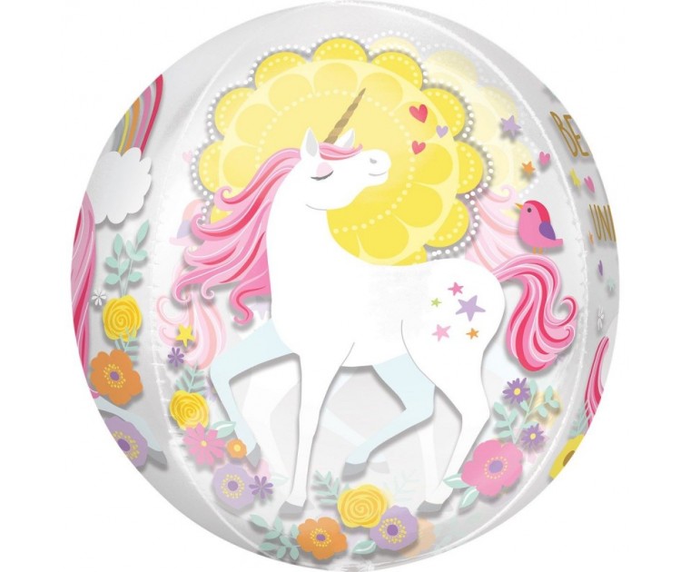 Balão Orbz Unicórnio Mágico