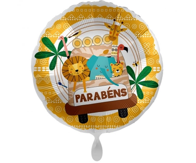 Balão Safari Parabéns