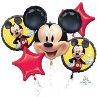 Bouquet 5 Balões Mickey Mouse Bouquet 5 Balões Mickey Mouse