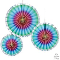 Conjunto de 3 Rosetas Arco Íris Conjunto de 3 Rosetas Arco Íris