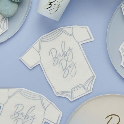 Guardanapos Babygrow Azul Baby Boy