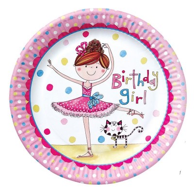 Pratos Bailarina 23cms