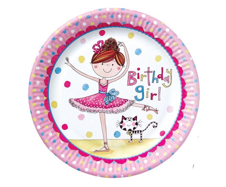 Pratos Bailarina 23cms