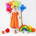 Honeycomb Bola Laranja 20 cms