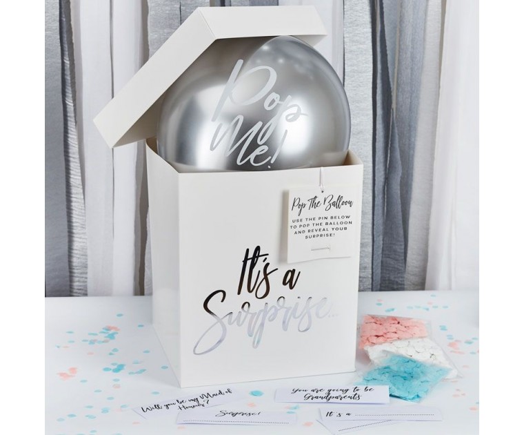 Kit Caixa Surpresa Prateada