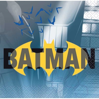 Pack 16 Guardanapos Pequenos Batman