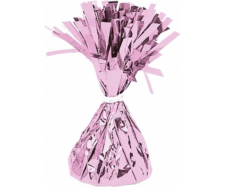 Peso Balões Foil Rosa Claro