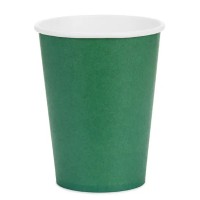 6 Copos Verde Escuro