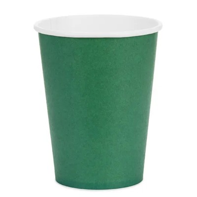 6 Copos Verde Escuro