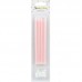 12 Velas Rosa Claro 14 cms