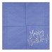 Guardanapos Navy Blue Happy Birthday Iridiscente