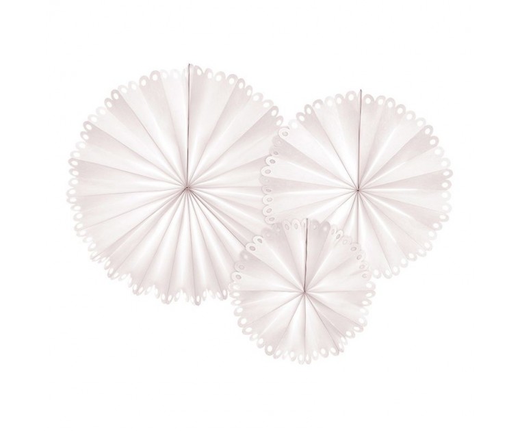 3 Rosetas Lace Beige