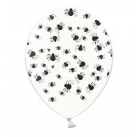 Balão Transparentes 30 cms com Aranhas***