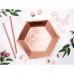 6 Pratos Bride squad Rose Gold