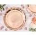 Pratos Redondos Rose Gold
