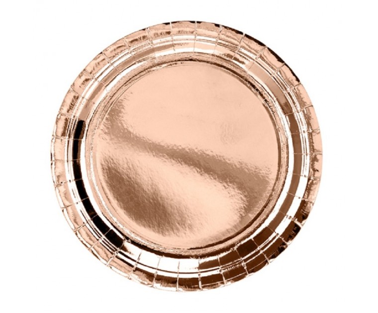 Pratos Redondos Rose Gold Pratos Redondos Rose Gold