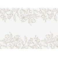 Table Runner Branca Ornamentada