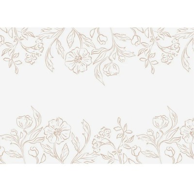 Table Runner Branca Ornamentada Table Runner Branca Ornamentada