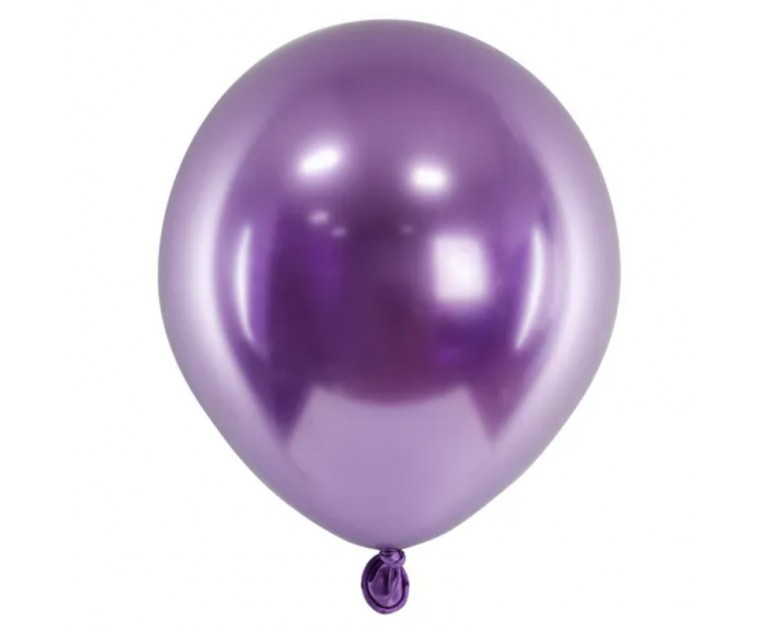 Balão Glossy Violeta 12 cms