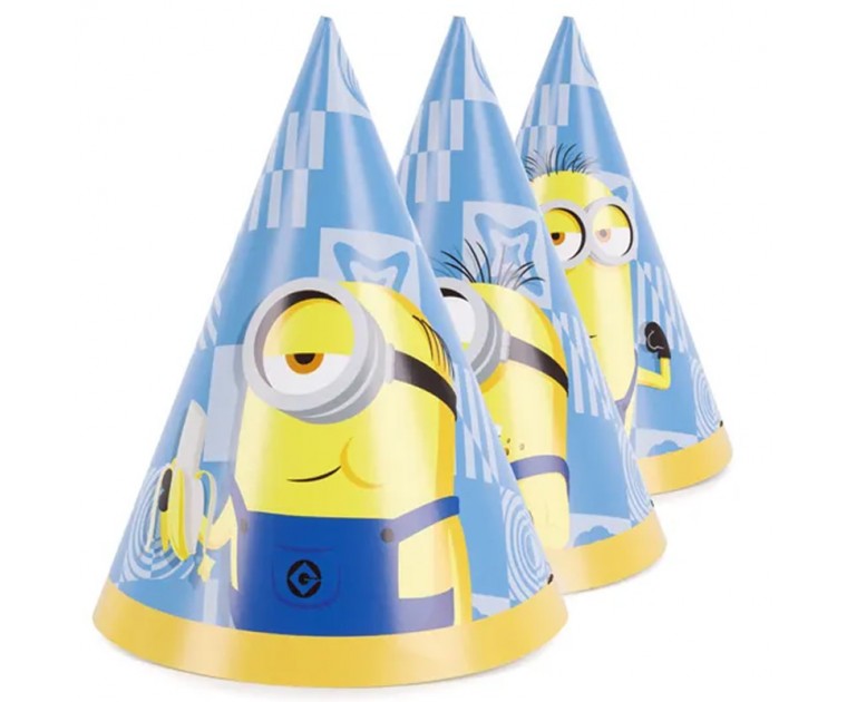 6 Chapéus Minions Sortidos