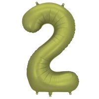 Balão Número Olive 86cms