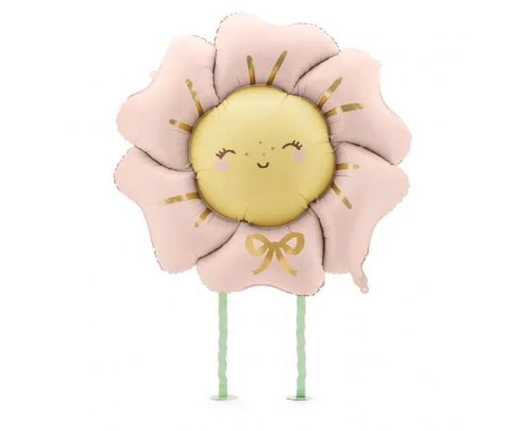 Balão Foil Flor Blush Pink