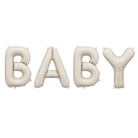 Balão Foil Baby Bege