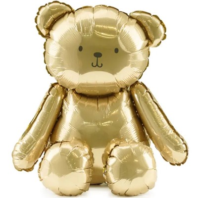 Balão Foil Ursinho Dourado Sentado