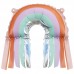 Set 3 Balões Arco-Íris com Franjas para Grinalda