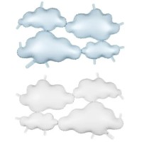 Balão dupla face nuvens