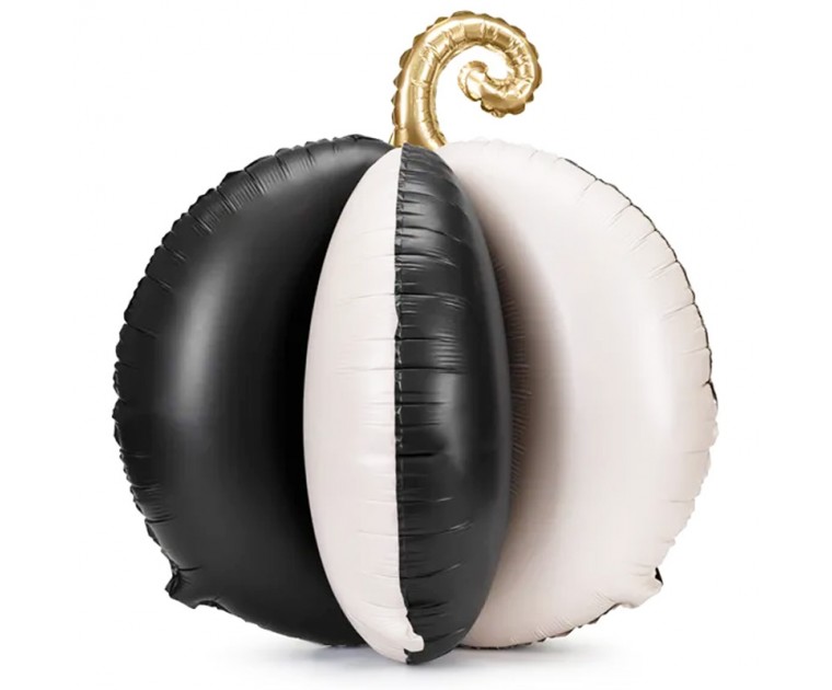Balão abóbora P & B 3D 