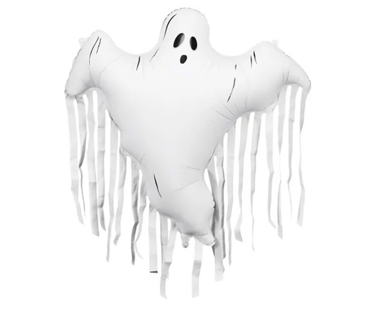 Fantasma de Balão Metalizado com Pendentes