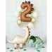 Balão Foil Nº2 Dinossauro