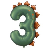 Balão Foil Nº3 Dinossauro