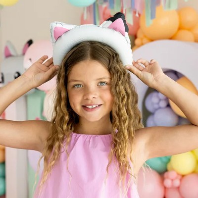 6 Balões orelhas gata Gabby