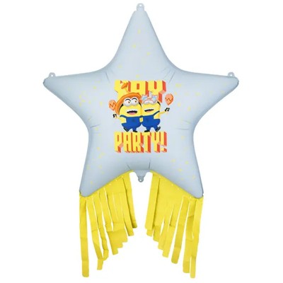 Balão Estrela Minions c/ Tassel
