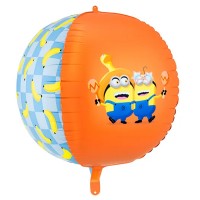 Balão Bola Foil Minions